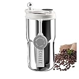 Unicblend Thermosflasche, Weiß & Metall, 420 ml