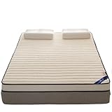 Generisch Tatami-Futon-Matratze, Latexmatratze, Futon, Dicke Bodenmatte, Faltbare Tatami-Matratze, Schlafzimmermöbel, großes Bett, Tagesdecke, Bettwäsche (weiß, 90 x 190 cm)