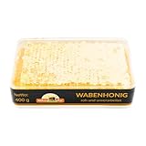 ImkerPur - Honigwabe in hocharomatischem Akazien-Honig, 400 g, in hochwertiger Frischebox