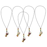 PACKOVE 5stücke Afrikanische Trommel Anhänger Für Halskette Hängende Trommel Kette Besondere Afrikanische Halskette Für Handgefertigte