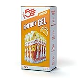 HIGH5 Energy Gels - Schnelle Energiezufuhr mit Sport Gel für Spitzenleistung - Mit natürlichem Fruchtsaft, koffeinfrei - Energie Gel für Laufen, Running, Marathon, Radsport, Ausdauer (Orange, 6 x 40g)