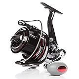 Sonik SKS 8000 SURF REEL - Hochseerolle für Brandungsangler - Meeresrolle für das Angeln am Strand - Weitwurfrolle mit großer Kurbel und hohem Schnurfassungsvermögen