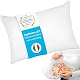 Kopfkissen 50x70 made in IT, Höhenverstellbare & recycelte Memory Foam Füllung, Ergonomisches Kissen gegen Nackenschmerzen, Pillows for sleeping, Flauschiges Seitenschläferkissen, Rückenschläferkissen
