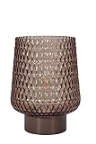Pauleen 48309 LED Mobile Tischleuchte Sparkling Glamour Timer Batterie Grau Tischlampe