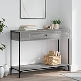 BOWEKAM Home & Garden Konsolentisch Grau Sonoma 100x34,5x75cm Holzmöbel Wahl