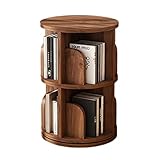 Kinder Bücherregal Massivholz 360° drehbar Bilderbuchregal Boden Ecke Zeitschriftenständer Bücherregal Wohnzimmer Rund Couchtisch