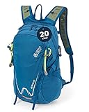 Terra Peak Active 20 Wanderrucksack 20L Damen Herren blau klein - Trekking-Rucksack Touren-Rucksack - Wasserdichter Daypack Skirucksack - Survival Wander-Rucksäcke & Fahrrad-Rucksack mit Regenhülle