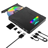 CD Laufwerk Extern USB DVD Laufwerk Extern DVD Brenner und Player USB 3.0 Type-C Externes CD Laufwerk für Laptop PC DVD CD+/-RW Externe Optische Laufwerke für Windows 11/10/8.1/8/7/XP/Mac Os/LinuxOs