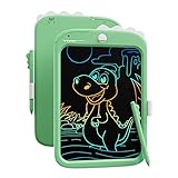 10-Zoll-LCD-Schreibblock, elektronisches digitales Schreiben und Farbbildschirm-Graffiti-Brett, Geschenke für Kinder und Erwachsene 3, 4, 5, 6, 7, 8 (Grün)