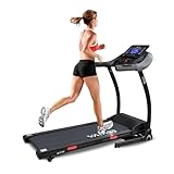 AsVIVA T16 Profi Laufband – Klappbar & App-Steuerung via Bluetooth | Elektrische Steigung bis 15% | 16 km/h, 3,5 PS Motor | Fitness & Ausdauertraining für Zuhause | Bis 120 kg belastbar | Cardio
