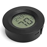 KIMISS Digitales Reptilien -Thermometer Hygrometer für Bärtige Drachen, Schlangen und Frösche - Genaue Luftfeuchtigkeit und Temperaturmesser für Terrarien und Haushaltsgebrauch