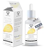 ROXUNITED Retinol Serum (30ml) – Hochdosiertes, Hormonfreies Anti-Aging Serum, Vegan & Frei von Mineralölen, Für Strahlende, Glatte Haut & Faltenreduktion