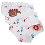 Yardwe 3 Stück -Shorts doll Clothes doll Accessories Spielzeughöschen -Rollenhöschen Höschen Mini- Stoff