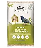 Dehner Natura Premium Wildvogelfutter, Fettfutter / Weichfutter, Ganzjahresfutter artgerecht / kraftspendend , hochwertiges Vogelfutter für Wildvögel, 5 kg
