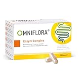 OMNIFLORA® Enzym Complex – Höchste Vielfalt an Verdauungsenzymen* – 7 Enzyme + 2 Mrd. aktive Bakterienkulturen (Bacillus coagulans) + Calcium – Magensaftresistente DRcaps® – 90 Kapseln