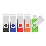 KEXIN USB Stick 3.0 64GB Speicherstick USB 5 Stück Datanstick 64 GB USB-Flash-Laufwerk High Speed Drive Memory Mehrfarbig 5er Pack Set