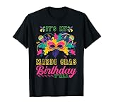 Mask It's my Mardi Gras Birthday y'all Cute Mardi Gras T-Shirt