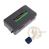 Aquariumluftpumpe Flüstern Ruhiger Luftpumpe Batterie Batterie Bubbler Für Salz Und Für Frischwasserfische Für Tanksauerstoff