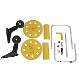 Gartenschlauchwagen, gelber Schlauchwagen, Wasserschlauchwagen für 80 m Wasserleitung