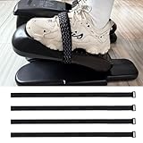 Elliptische Pedalgurte unter dem Schreibtisch, Beintrainer, Fußschlaufen für Senioren, rutschfeste elastische Pedalgurte für Heim-Fitness, Pedaltrainer-Zubehör für Low-Impact-Workouts, Fitnessgeräte,