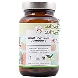 for you multi natural complete aus natürlichen Pflanzenextrakten 90 Kapseln - 100% natürliches hochdosiertes Premium Multivitamin-Multimineral Präparat - breites Spektrum an Vitaminen & Mineralstoffen