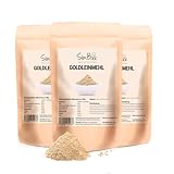 SlimBack - Goldleinsamenmehl entölt, 1200g - Keto & glutenfrei - Leinsamen Mehl zum Backen