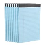 Beaupretty 8 Stück Teiliges Notizblock Set Legal Pad mit Abreißbaren Seiten Breit Liniertes Leichtes Schreibblock für Büro und Alltag Memo Pad für To Do Listen und Notizen