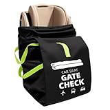 Eruaolytic Transporttasche Kinderwagen Flugzeug – Faltbare, reißfeste Schutzhülle für Buggy, Babyschale & Kindersitz, Extra Groß (46×46×91 cm), universal kompatibel mit Cybex & Maxi-Cosi