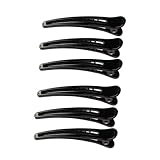 Haarspangen, 6 Pcs Haarklammern Friseur, Professionelle Salon-Haarnadeln, Entenschnabel Haarspange, Rutschfeste Haarklammern, Haarclips zum Stylen und Schneiden, Friseurbedarf