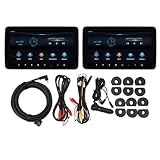 Gearwell Headtrest Monitor, Android Video Player kompatibel mit AirPlay, 10.1 -Zoll -IPS -Touchscreen -Display, tragbares Auto MP5 -Unterhaltungssystem 32 GB ROM