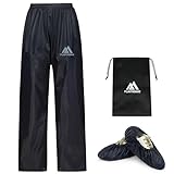 flintronic Unisex Kinder Matschhose Regenlatzhose, Wind-und wasserdichte Regenhose Regenbekleidung, L, 122-134cm