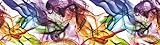 AG Design WB 8201 Selbstklebende Bordüre, Wand Sticker, Folie, Mehrfarbig, 500 x 14 cm
