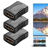 Generico TV-Konverter | Kompakter Adapter weiblich zu weiblich und weiblich High Definition - 4K HDR Video Anschluss High Definition gerader Kopf für Heimprojektoren und Audio für Reisen