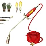 Firmsteady Neues Propan-fackel-unkrautbrenner-set, Frontaley Hochleistungs-flammenwerfer-unkrautbrenner für Den Außenbereich, Intelligenter, Pünktlicher Flammenwerfer(30,Single switch)