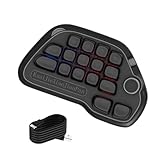 Zeizafa Kabelgebundener Mechanischer USB Nummernblock Mit 17 Tasten Hot Swap Fähig Mit RGB Hintergrundbeleuchtung Und PBT Tastenkappen Programmierbar Für Laptop PC Büro Und Gaming Tastatur