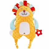 FenFang Baby Schmusetuch, Kuscheltier Spielzeug Weich, Schmusetier Plüschtier Schnuffeltücher Trösterchen Stofftier Baby Geschenk Mädchen Jungen Kleinkinder Neugeboren ab 0 Monaten (Gelber Löwe)