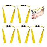 5 Stück Steinschleuder Gummi,Erwachsene Profi Stark Gummibänder Zwille Ersatzgummi,Kinder Gum Latex Schleuder Ersatzgummibänder,Sport Slingshot Extra Zwillengummis Schleudergummi für Schleuder Zubehör
