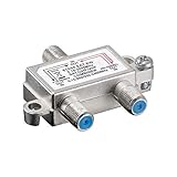 Goobay 67054 SAT TV Einschleuseweiche Sat/Terrestrisch zum Zusammenführen von Satelliten- und Terrestrischem Signal an die TV-Anlage, Schirmungsmaß 100 dB (digital tauglich)