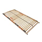 BMM Lattenrost 100x200 cm Fly NV – Nicht verstellbar, 7 Zonen, für alle Matratzen, Höhe 7 cm, einfache Selbstmontage, Made in Germany