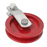 Fdit Hühnerstall, Verdickte Gusseisen-Edelstahl-Befestigungs-Entlüftungsrolle für Landwirtschaftliche Schuppen mit Großem Rollendesign für Optimale Flüssigkeitszufuhr