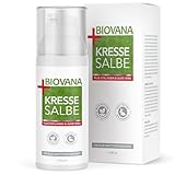 BIOVANA Kressesalbe Plus, Kresse Salbe Gesichtscreme, Altersflecken Creme für das Gesicht, 100 ml Inhalt (1x)