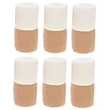 UTHCLO 12 Rollen Selbstklebende Elastische Fixierbinden für Handgelenk Knie und Knöchel Hautfarben und Weiß Atmungsaktiv Reißfest Vielseitig für Sportverletzungen und Alltag