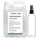 Isopropanol 99,9% – 5 Liter Reinigungsalkohol + 150 ml Sprühflasche – Technischer Alkohol zum Entfetten, Reinigen & Entstauben von Oberflächen, Glas, Elektronik & Werkzeug