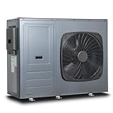 Smad R290 A+++ Inverter Luft Wärmepumpe, COP 4.8, 10KW, Kühlung, Warmwasser, Heizung, monoblock, Wifi, 220-240V 50Hz, Frostschutz, Silent-Modus, elektrische Zusatzheizung