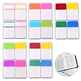 400 Stück Seitenmarker Selbstklebend, Index Tabs Page,Plastik Haftstreifen Page Marker,Kleine Page Marker Beschriftbare Haftstreifen,Seitenmarker für Büro, Dokumente, Bücher, Tagebuch, Ordner