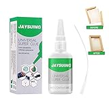 Universalkleber Wasserdichter Superkleber,Extra starker Industriekleber,Mächtiger Sofortkleber Schnell Trocknend,für hochwertige, genaue Reparaturen, Keramikharz Metallglas (1 pcs,30g)