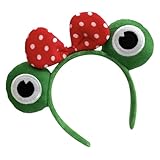 Frosch-Stirnband – Plush Spa Hair Hoop, verstellbare Grog Teids Wrap | Elastisches grünes Make-up-Stirnband mit niedlichem Cartoon-Design für den Halloween-Look und die Pflege des Pi