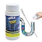 Hochwirksamer Abflussreiniger Schaum für Küche und Bad | Inklusive Reinigungsbürste | Beseitigt Verstopfungen und Gerüche