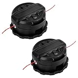 DWO1DT995 Trimmerkopf für Dewalt DCST920 DCST922 DCST970 DCST990 DCST925 schnurloser Rasentrimmer, 2 mm Rasentrimmerfaden für Dewalt 20 V 40 V 60 V Rasentrimmer (2)