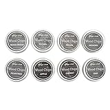 Masyrt 8-teiliges Whiskey-Holz-Räucherchip-Cocktail-Räucherset für Cocktails, Wein, Whiskey und Essen, 8 Verschiedene Geschmacksrichtungen: Eiche, Kirsche, Pfirsich, Birne, mit